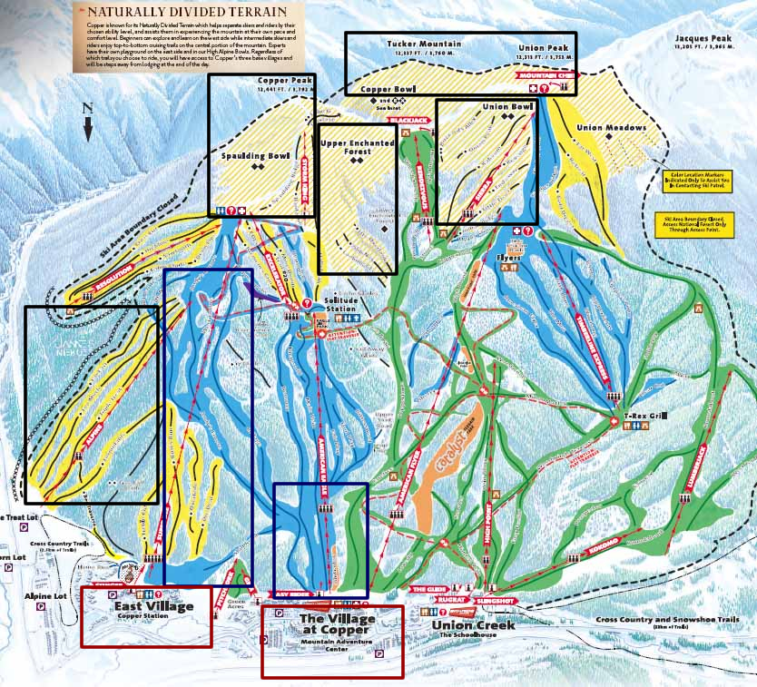 Copper Mountain Parking Map Copper Mountain Ski Resort Pics Ski Town Pics Colorado Skiing